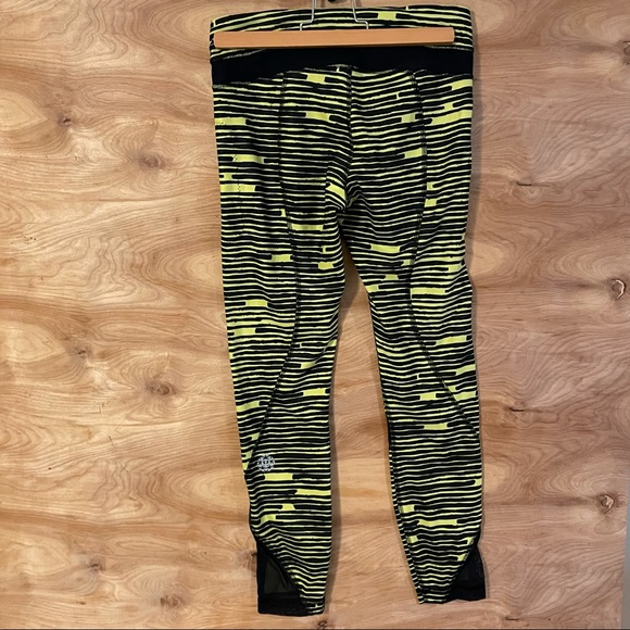 lululemon 4 Crop leggings Pace Rival Sea Wheeze - Picture 4 of 9